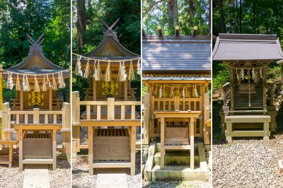 大崎八幡宮 大崎八幡宮 諏訪社・鹿島社・北辰社・稲荷社 社殿