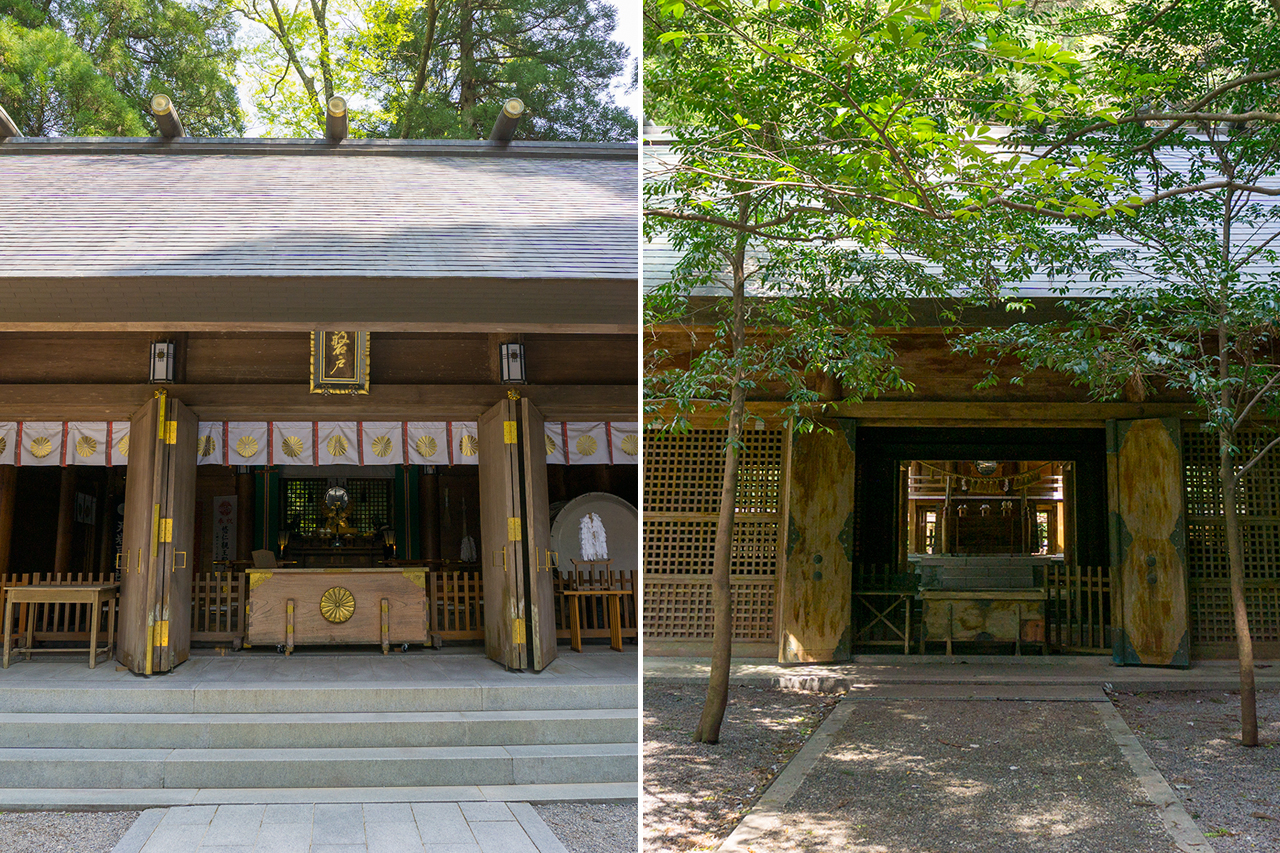 天岩戸神社 西本宮と東本宮