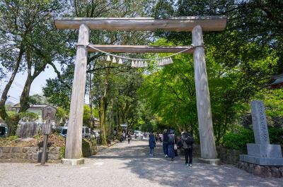 天岩戸神社 天岩戸神社 西本宮の第一鳥居