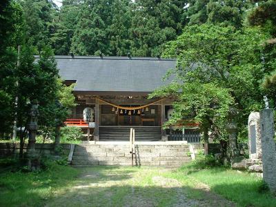 有明山神社 拝殿