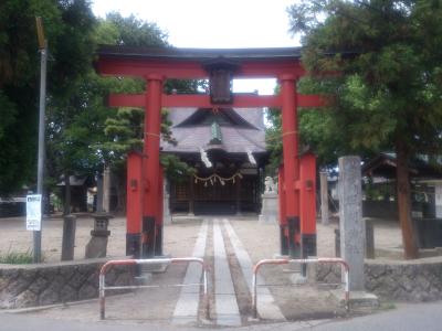 風間神社 鳥居と拝殿