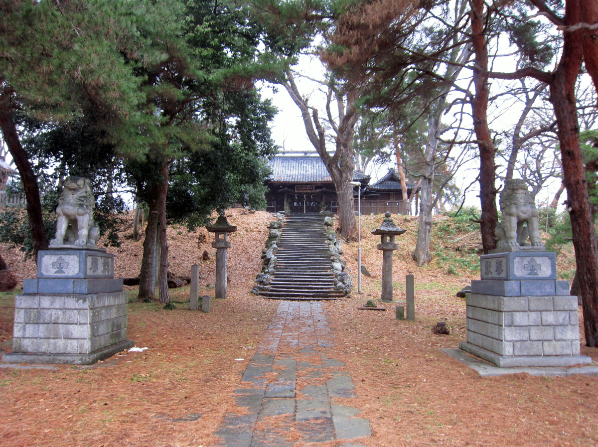 参道と神門