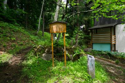 戸隠神社 火之御子社 西行桜 案内版
