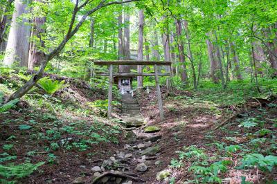 戸隠神社 宝光社 天満宮の鳥居と社殿