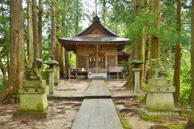 阿智神社 前宮拝殿