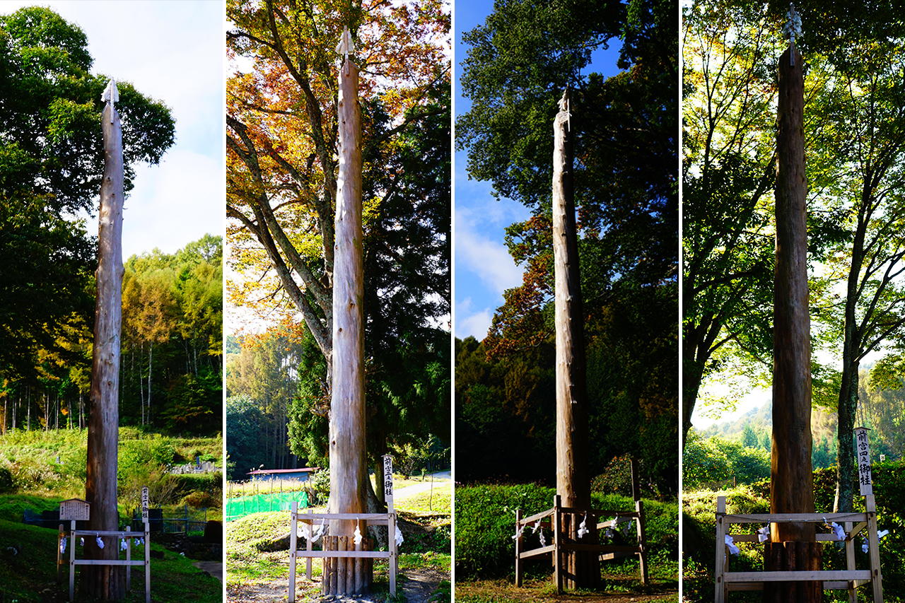 上社前宮の御柱