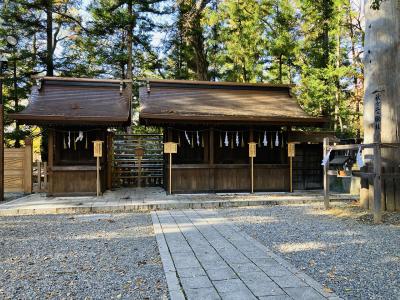 諏訪大社 下社秋宮 鹿島社 子安社 賀茂上下社 八坂社