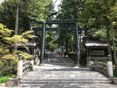 諏訪大社 下社秋宮 鳥居 神橋
