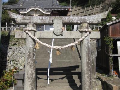 小串神社 鳥居と拝殿