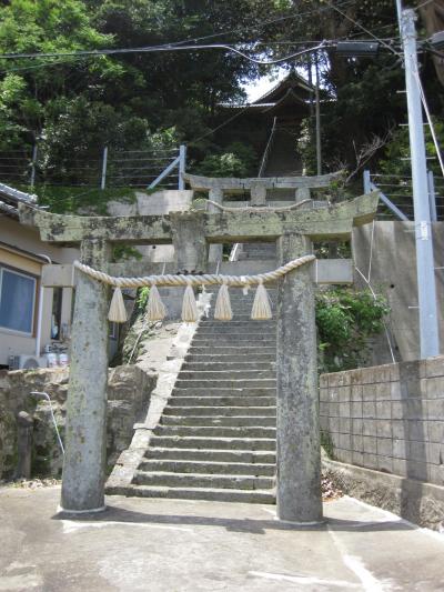 天満神社 鳥居と石段