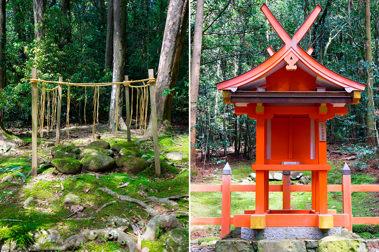 春日明神遥拝所・宗像神社 社殿