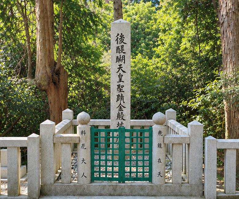 春日大社 「後醍醐天皇聖蹟金龍殿址」の碑