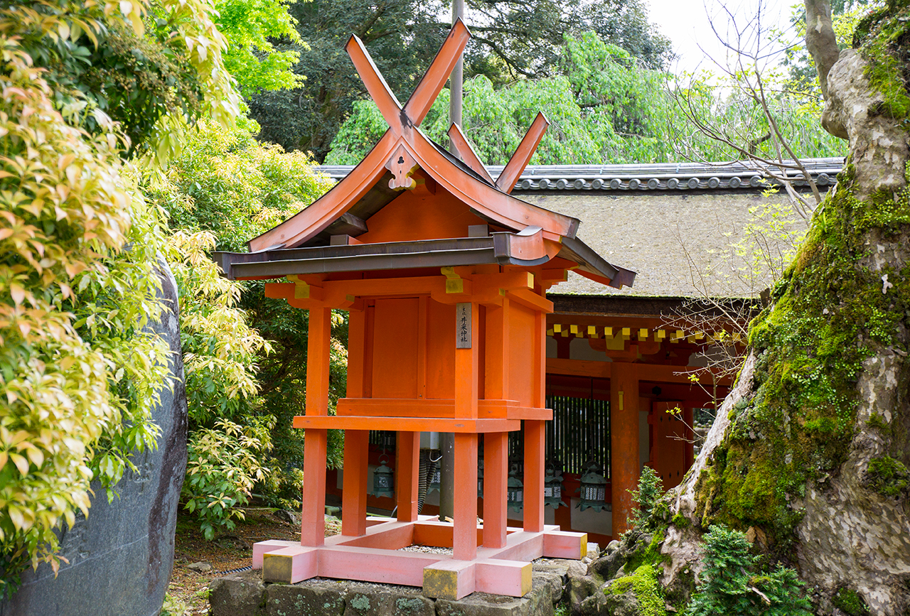 井栗神社 社殿