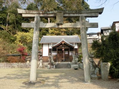 八幡神社 鳥居と拝殿
