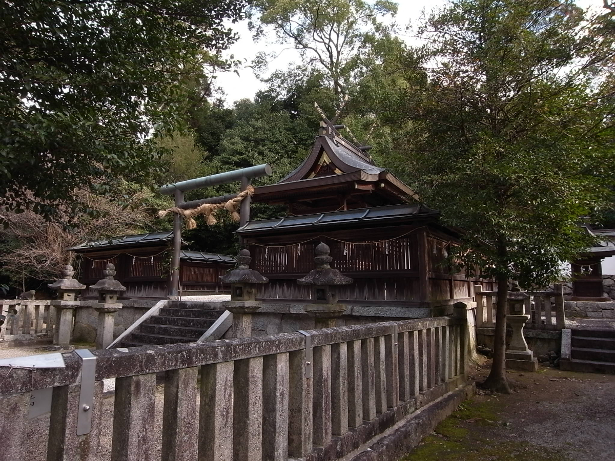 鳥居と社殿