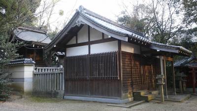 鏡作伊多神社 拝殿と本殿