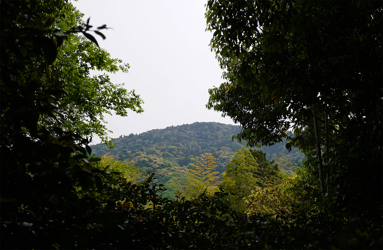 展望台からみえる三輪山