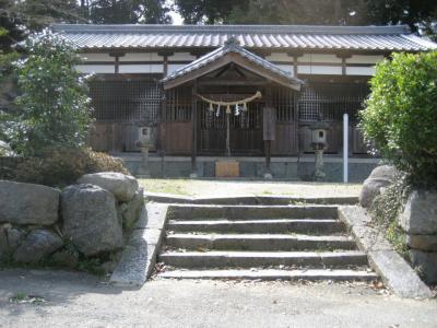 甘樫坐神社 拝殿