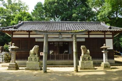 長柄神社 鳥居と拝殿