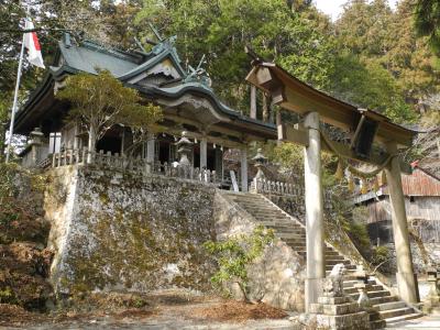 玉置神社 鳥居と拝殿