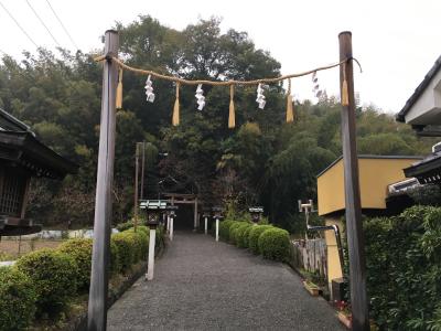 久延彦神社 鳥居と参道