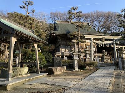 白山媛神社 鳥居と拝殿
