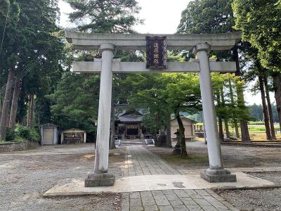 淺原神社 鳥居と拝殿