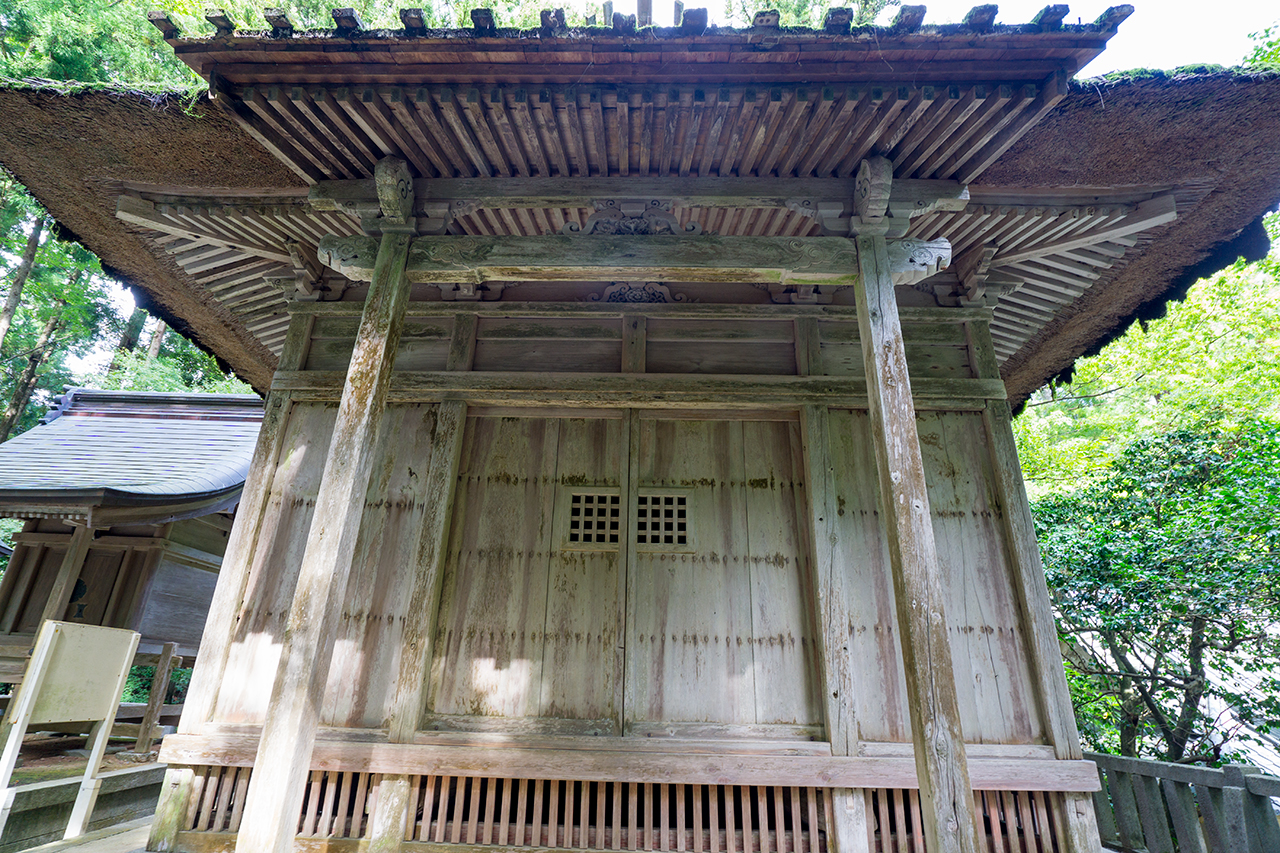 弥彦神社 十柱神社 社殿 正面
