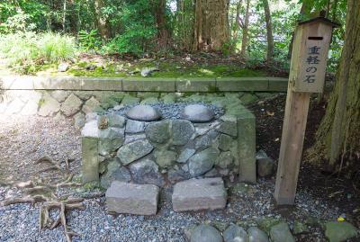 彌彦神社 弥彦神社 火の玉石
