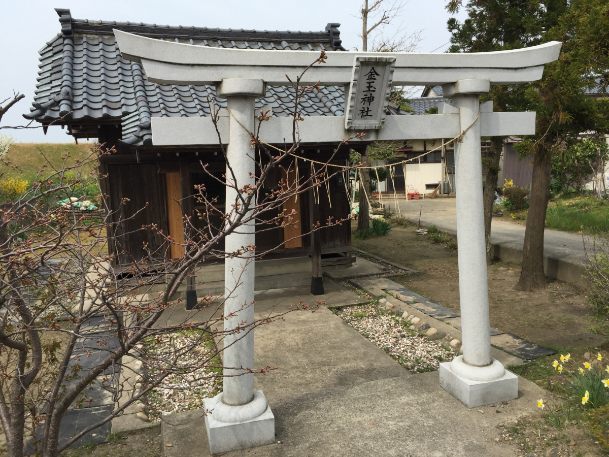 鳥居と拝殿