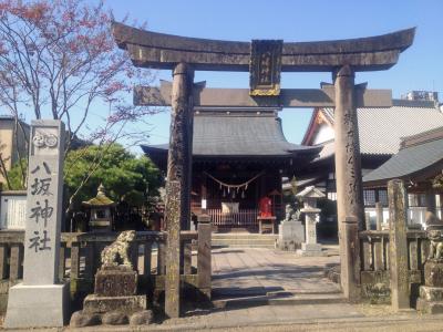 八坂神社 鳥居と拝殿