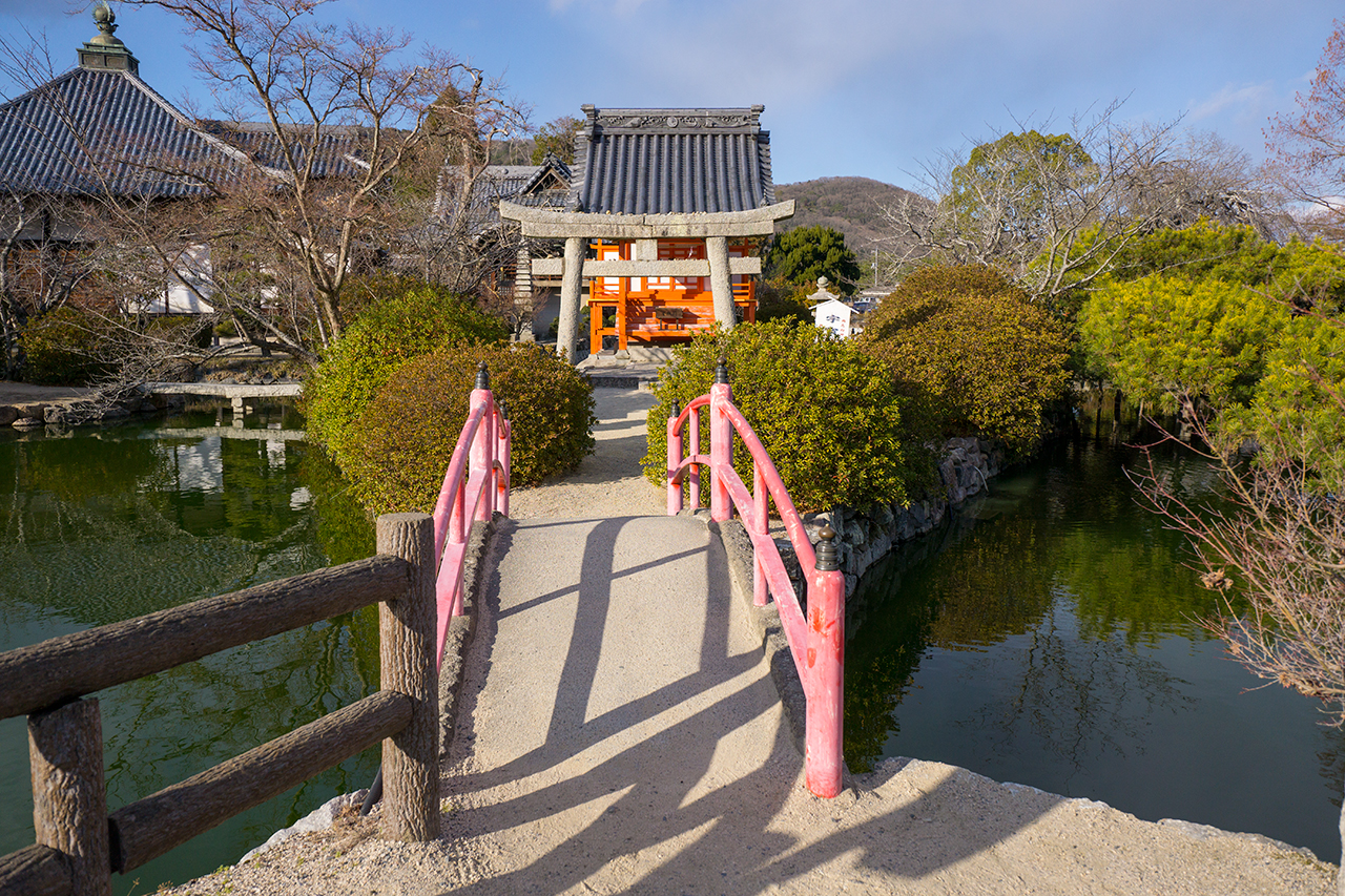 神池と宇賀神社