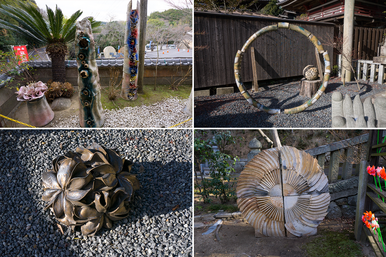 境内のアート作品たち