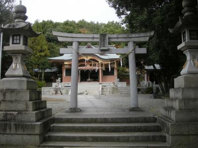 天児屋根命神社 鳥居と拝殿