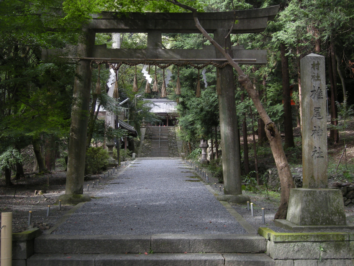 鳥居と社号標
