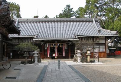 片埜神社 拝殿