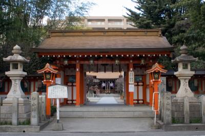 松山神社 神門