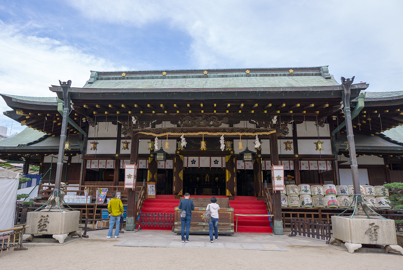 大阪天満宮 拝殿 正面