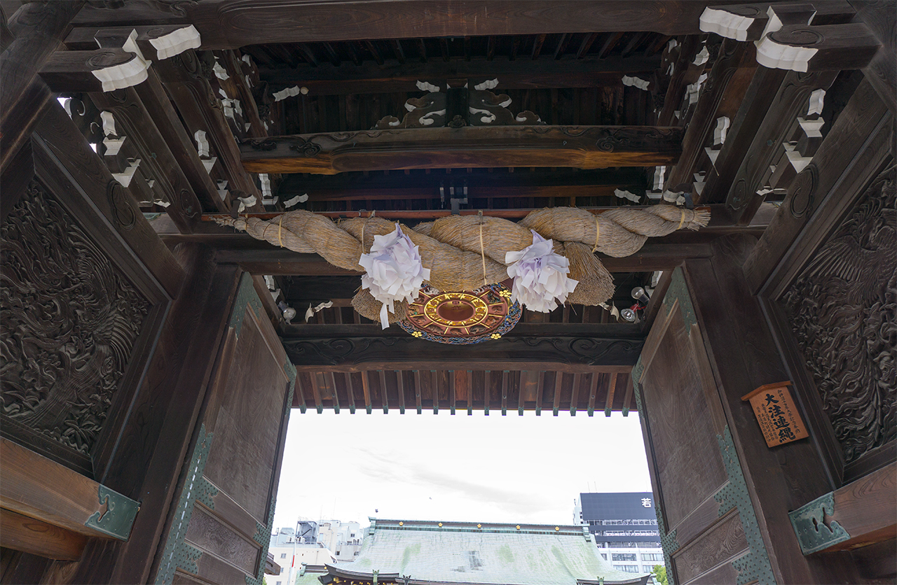 大阪天満宮 注連縄