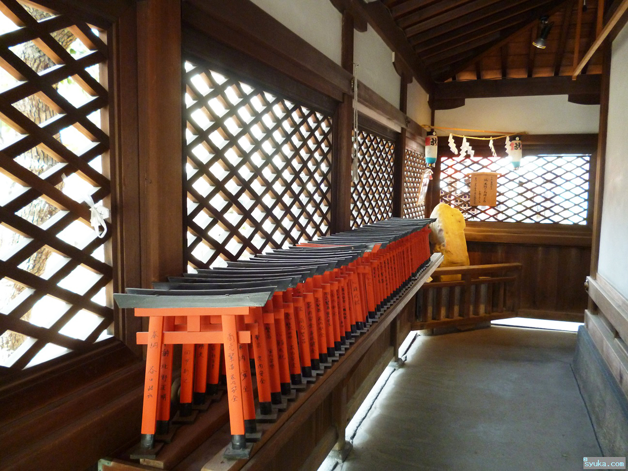 大阪天満宮 白米稲荷社 回廊