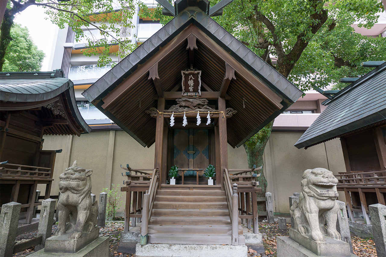 大阪天満宮 八幡社 社殿