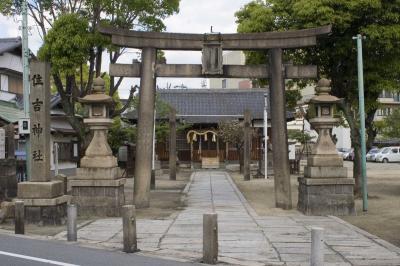 大和田住吉神社 鳥居と拝殿