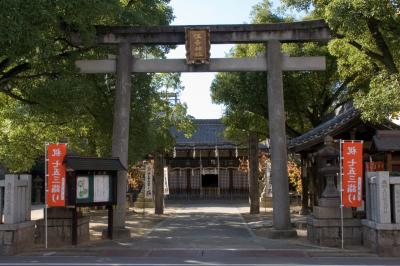 四貫島住吉神社 鳥居と拝殿
