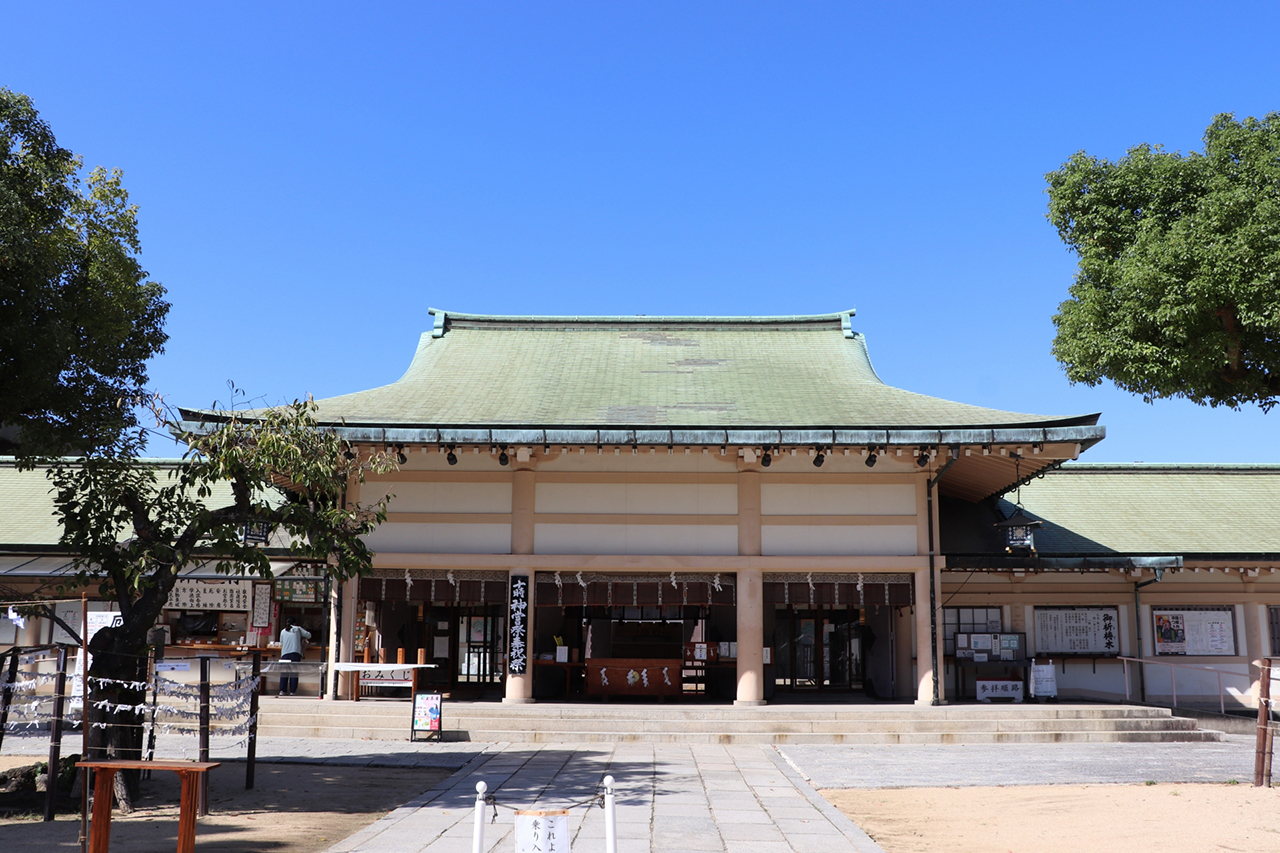 生國魂神社 拝殿