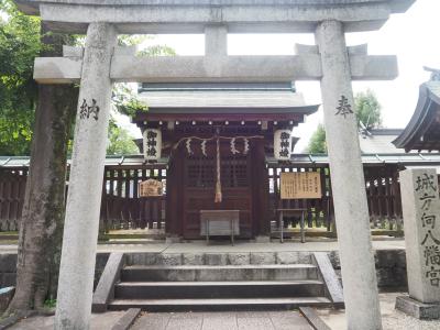 生國魂神社 生國魂神社 城方向八幡宮 鳥居と拝殿