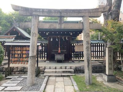 生國魂神社 生國魂神社 浄瑠璃神社 鳥居と社殿