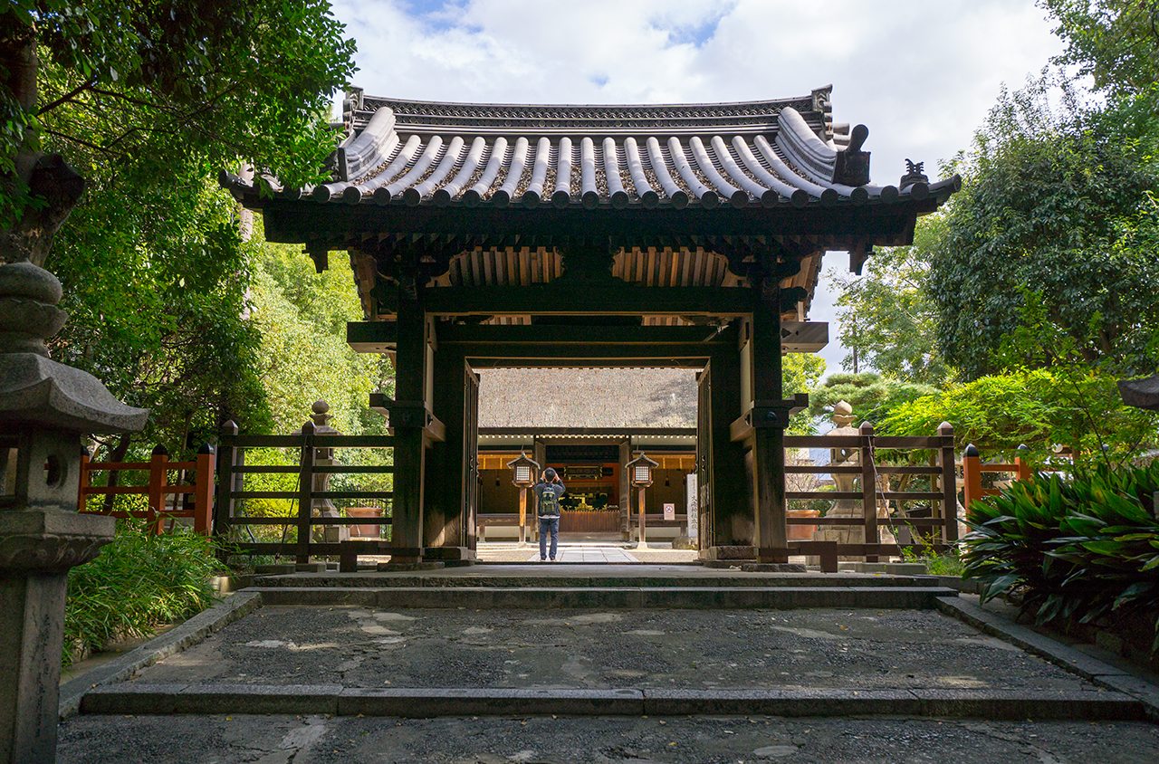 大海神社 神門