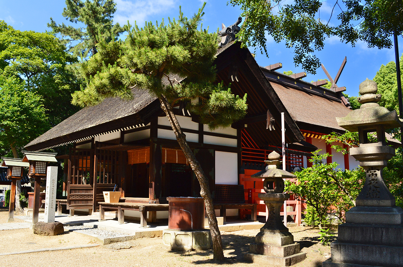 大海神社 渡殿