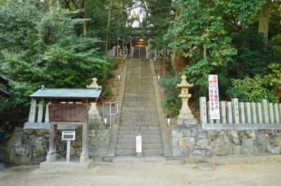 石神社 境内階段