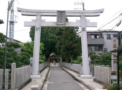 萩原神社 鳥居